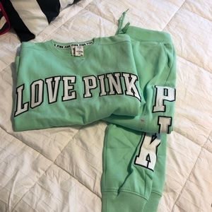 Victoria secret sweat suit